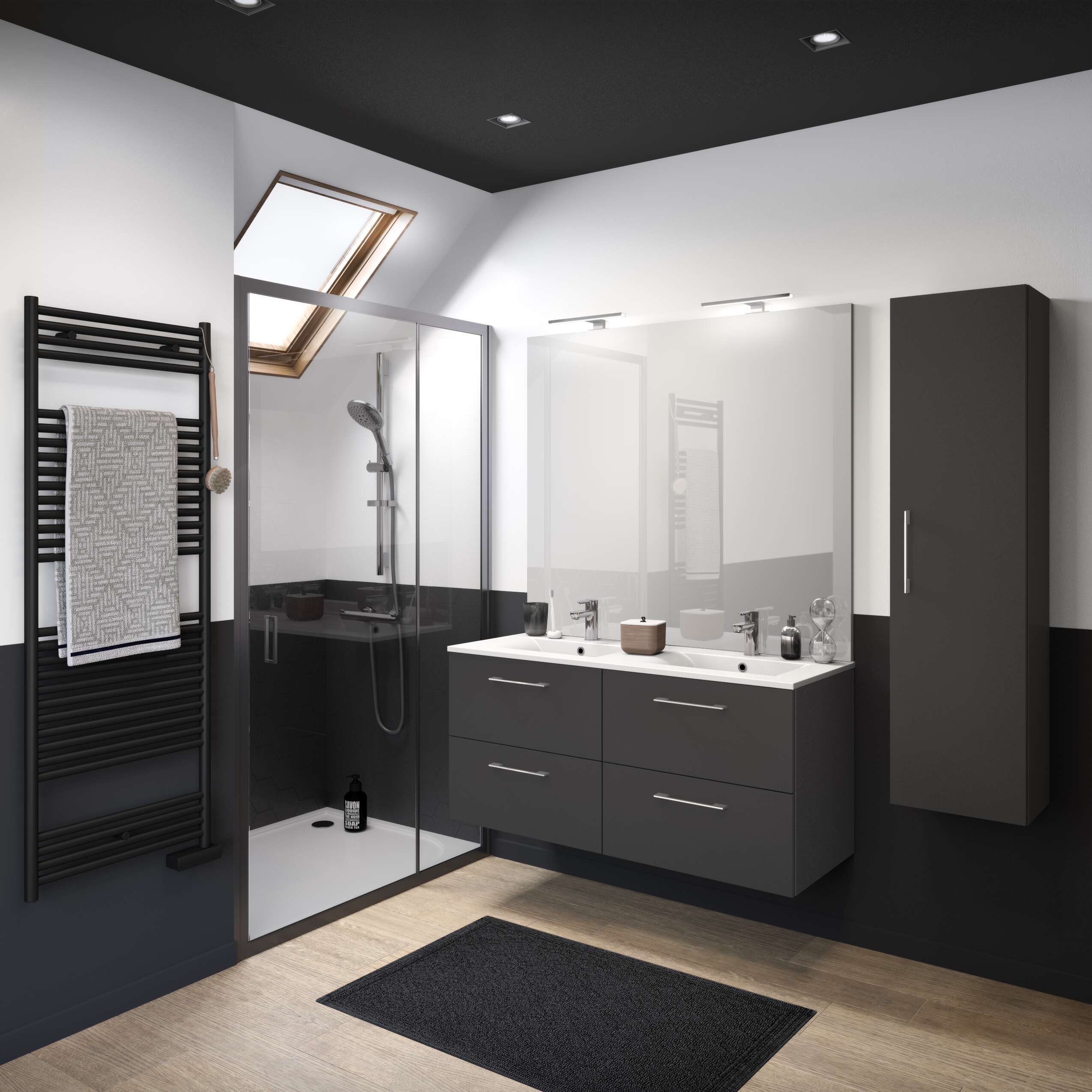 Urban pro gris foncé satiné 