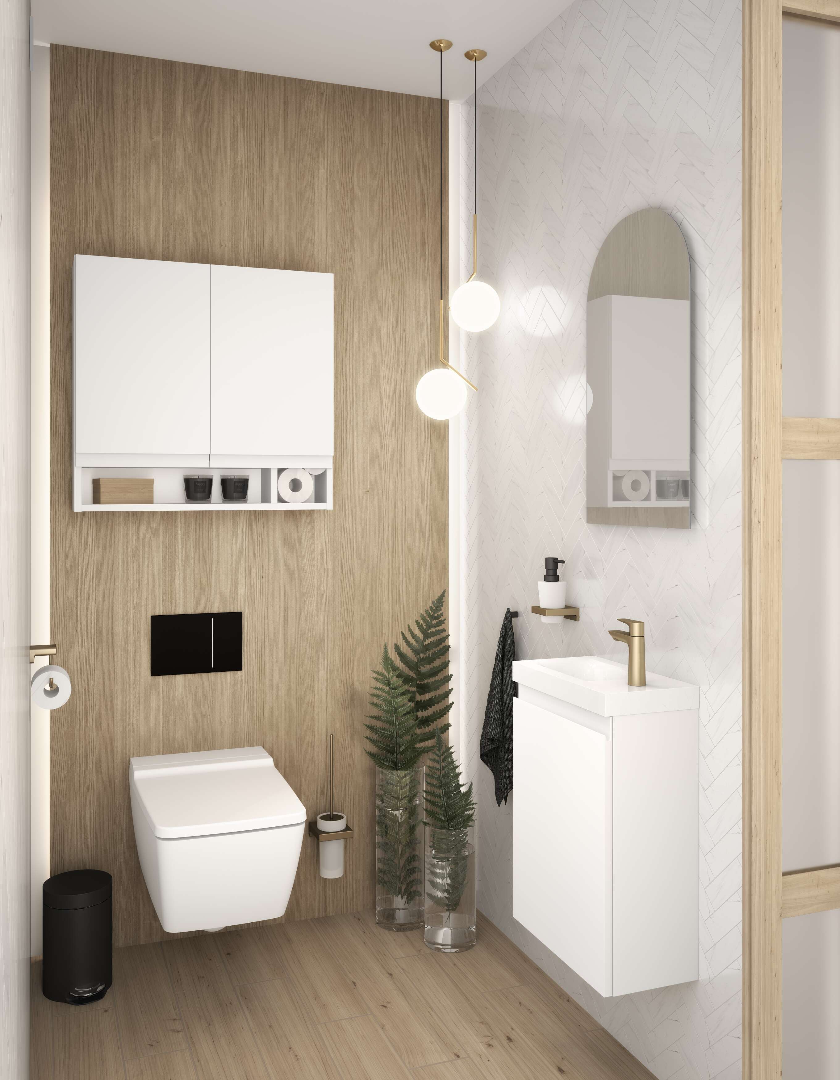 WC blanc mat 