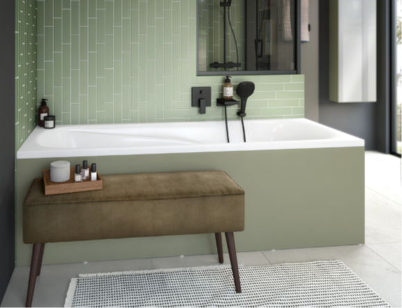 Salle de bain Inspiration vert olive mat