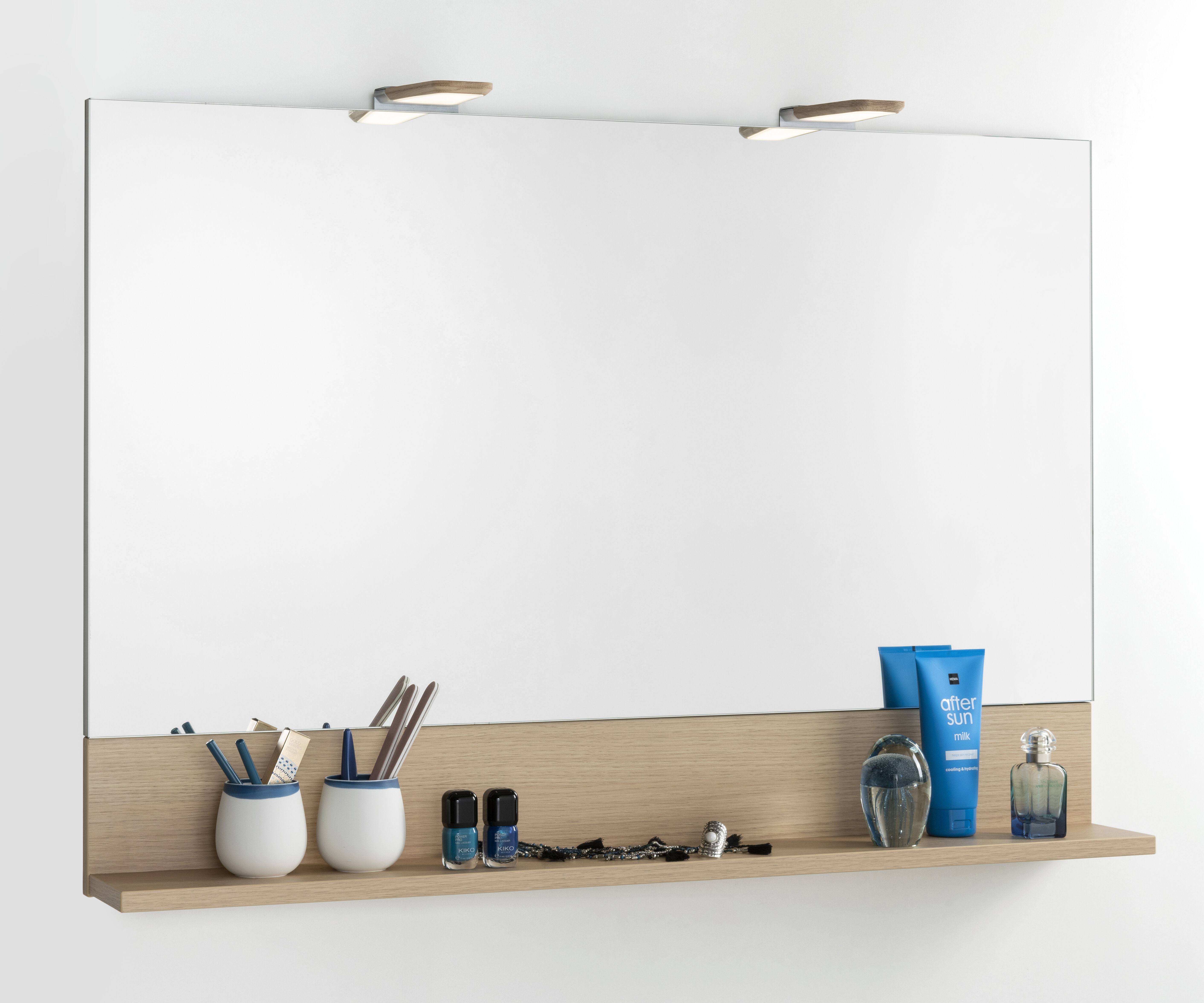 Miroir avec tablette