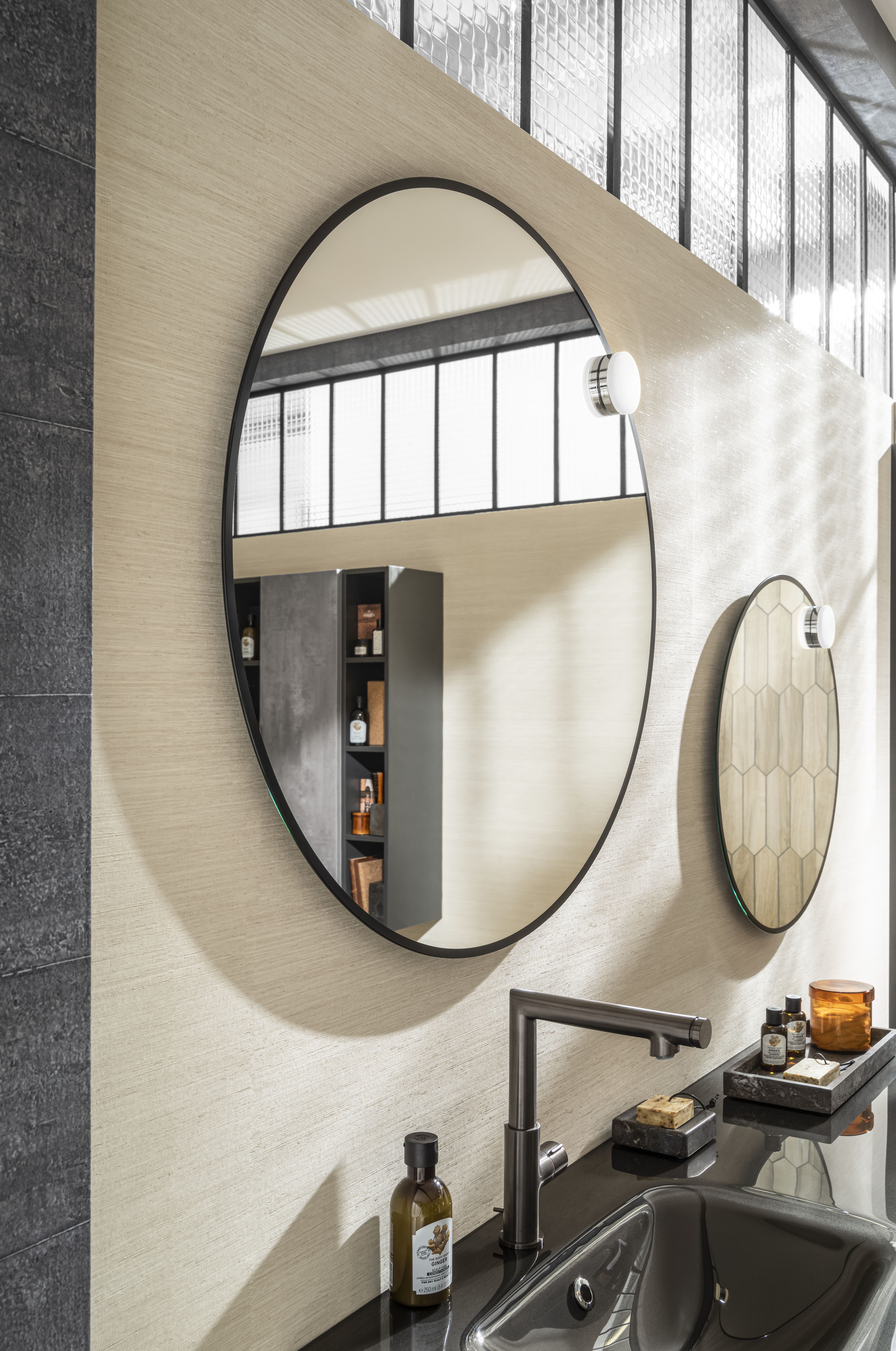 Miroir rond Delpha ambiance Archi