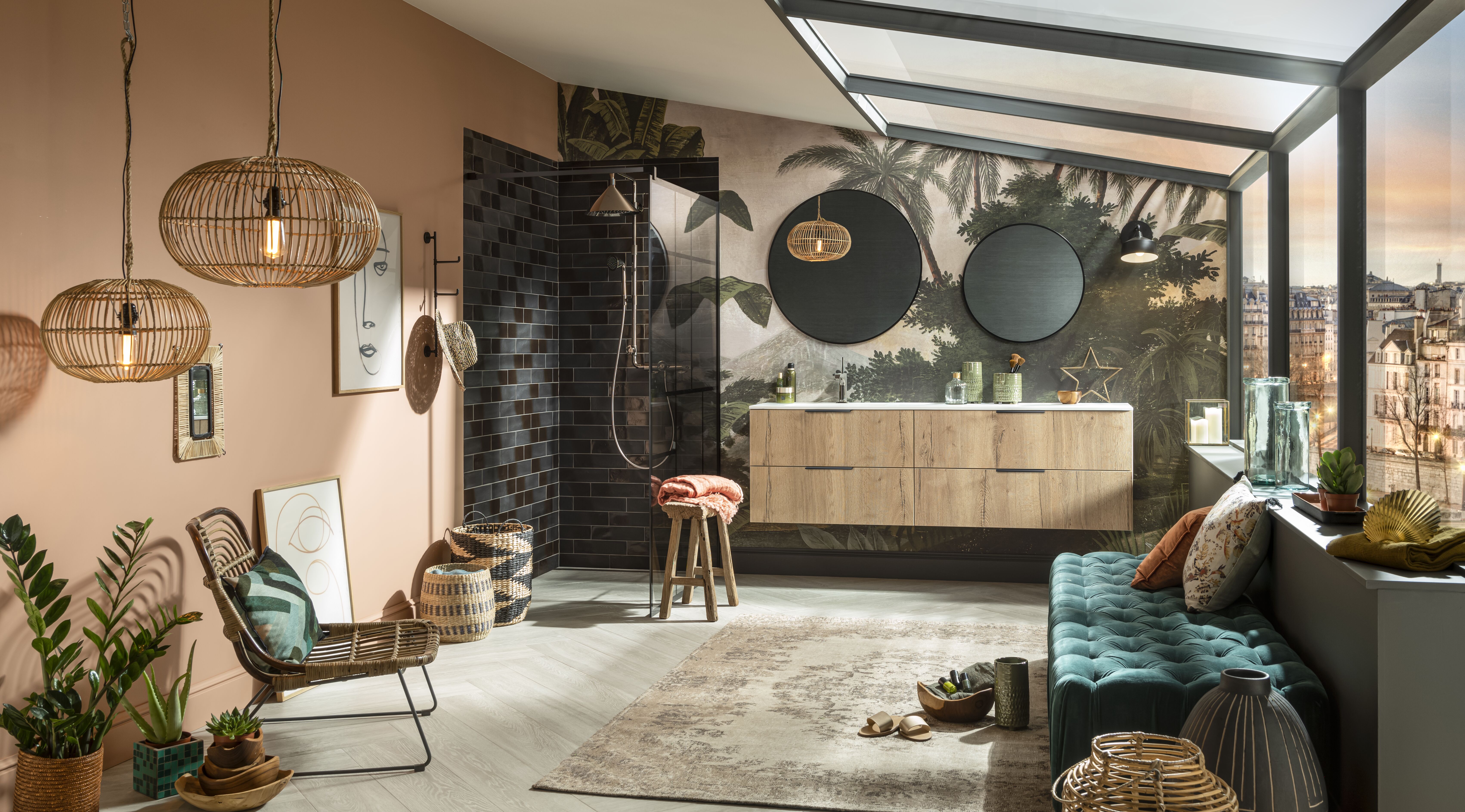 Salle de bain Delpha X Cécile Siméone vue d'ensemble