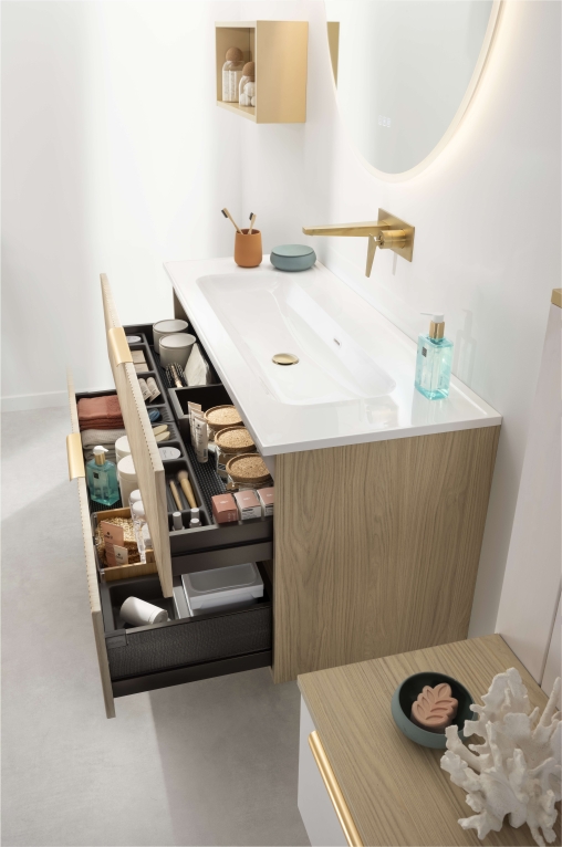 meuble bas ouvert